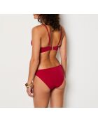 Sujetador triangular granate burdeos Baba sin aros y sin concha