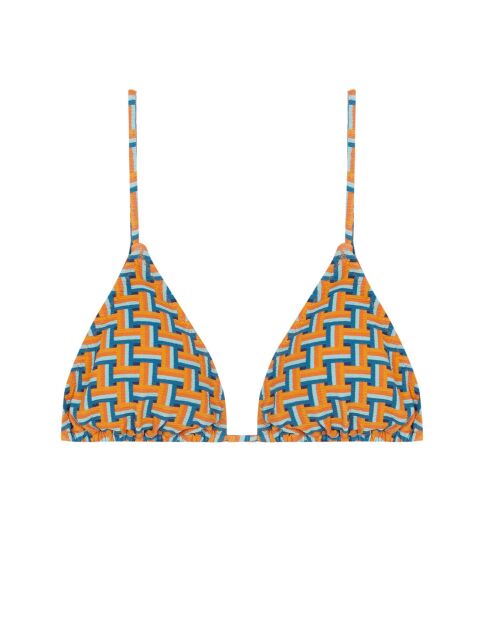 Oranje bikinitop met driehoek Dolce
