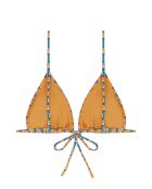 Oranje bikinitop met driehoek Dolce