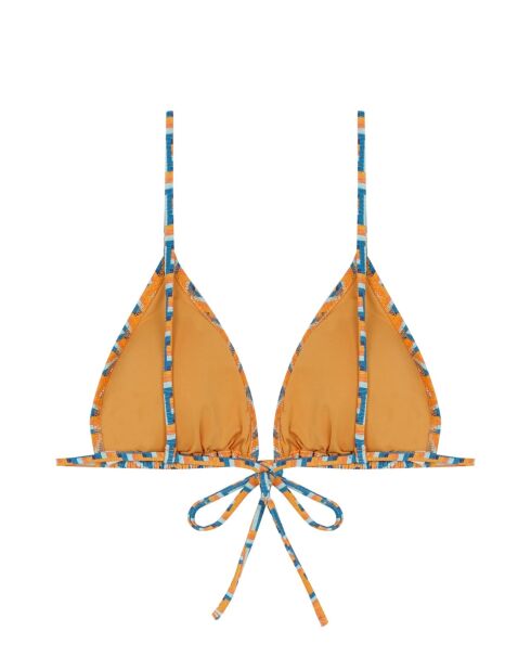 Oranje bikinitop met driehoek Dolce