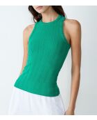 Foz smaragdgrünes Tanktop