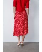 Blusa cardinale con ricamo Filly