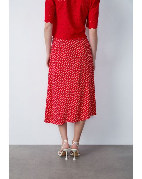 Blusa cardinale con ricamo Filly