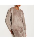 Sudadera Lorenn taupe