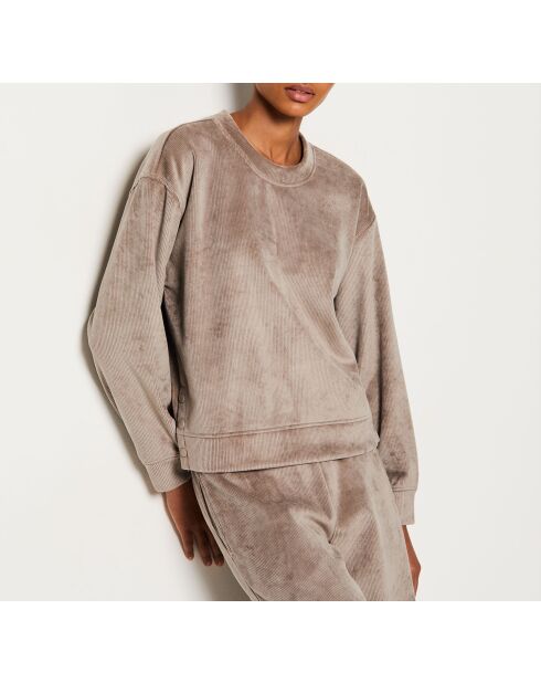 Sudadera Lorenn taupe