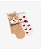 Boite cadeau de chaussettes Gabin dune