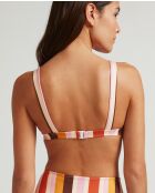 Mehrfarbiges Funky Glam Touch Bikinioberteil