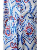 Negligee Bacio con stampa blu e rossa