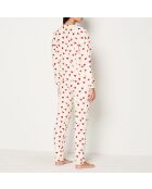 Pyjama deux pièces Gisette rouge