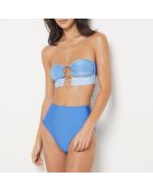 Reggiseno a fascia non imbottito blu Rumba