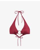 Sujetador triangular Sables Bordeaux sin aros y sin carcasa