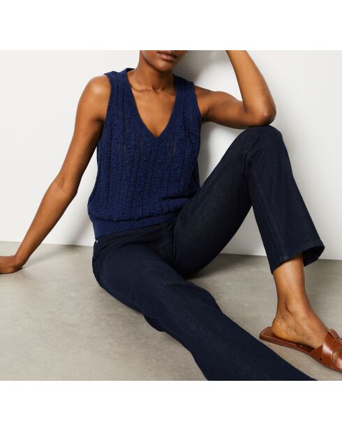 Jersey azul marino finlandés