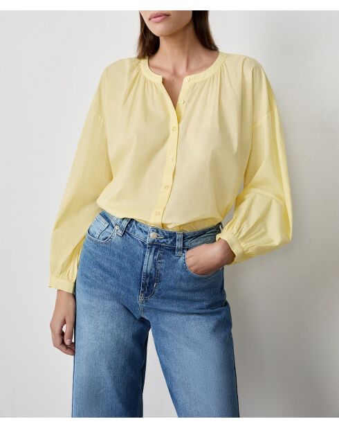 Tessa Lichtgeel hemd