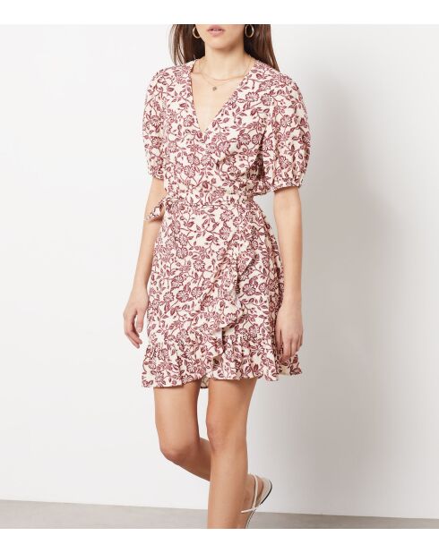 Aurelie Kleid gedruckt auf weißem Hintergrund