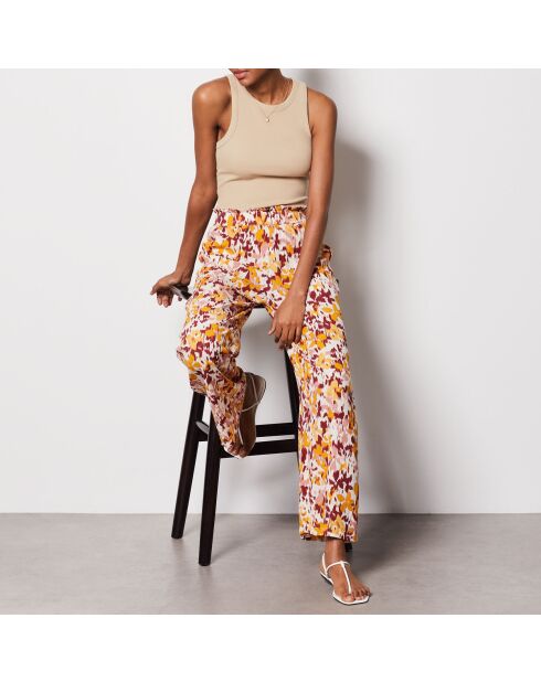 Anita broek met veelkleurige print