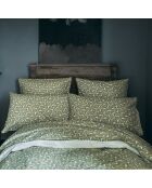 Copripiumino Tresor verde con stampa in percalle di cotone