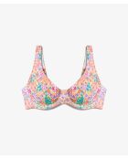 Bonita Lyc mehrfarbiger klassischer BH mit Bügel und ohne Schale