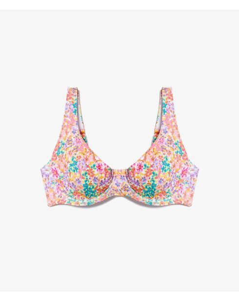 Bonita lyc veelkleurige klassieke bh met beugel en zonder schelp