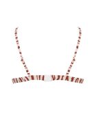 Sportieve bikinitop met zebra