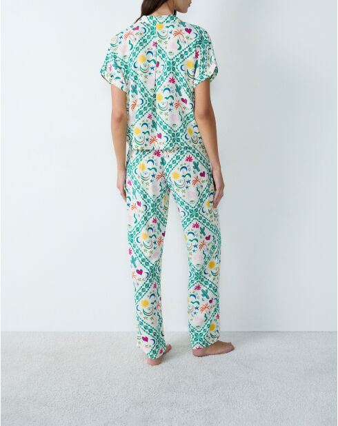 Mehrfarbiges Fadella-Shirt