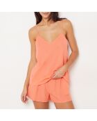 Orangefarbene Odon-Shorts