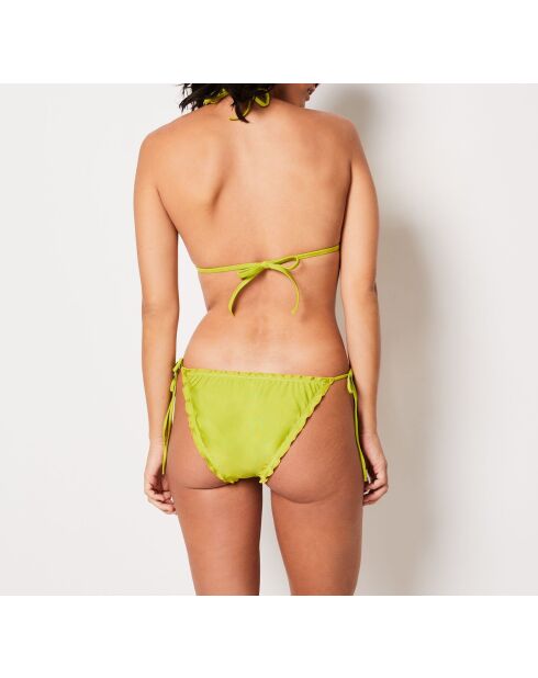 Sujetador sin marco triangular y sin concha Roja Anis