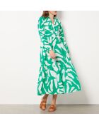 Veronica-Kleid gedruckt auf weißem Hintergrund