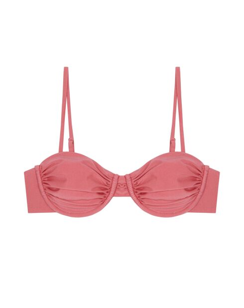 Rosa Balconette-Bikinioberteil