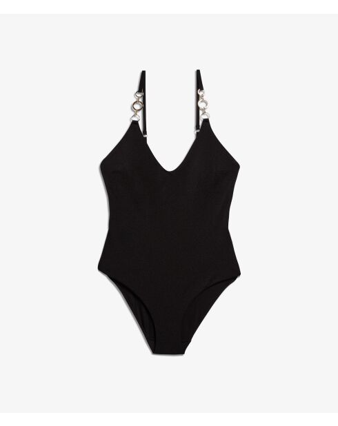 Baba schwarzer einteiliger Badeanzug ohne Rahmen ohne Schale