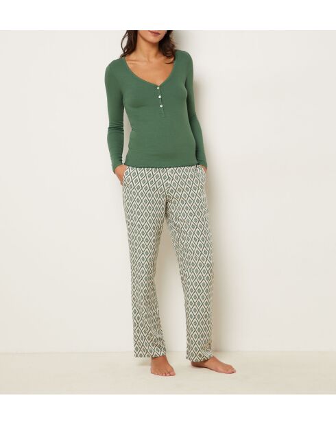 Aemi groene broek