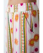 Mehrfarbig bedruckte Hose Forta