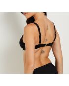 Schwarzer Bügel-BH Horsy