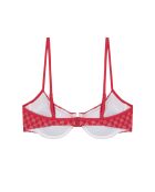 Haut de bikini balconnet Cherry rouge