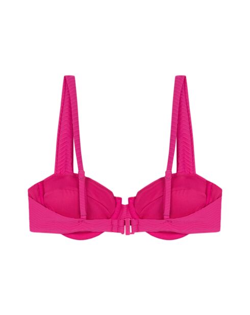 Rosafarbenes Balconette Miami Bikinioberteil