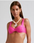 Rosafarbenes Balconette Miami Bikinioberteil