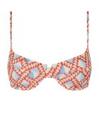 Mehrfarbiges Mohawk Balconette Top