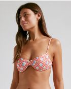 Mehrfarbiges Mohawk Balconette Top