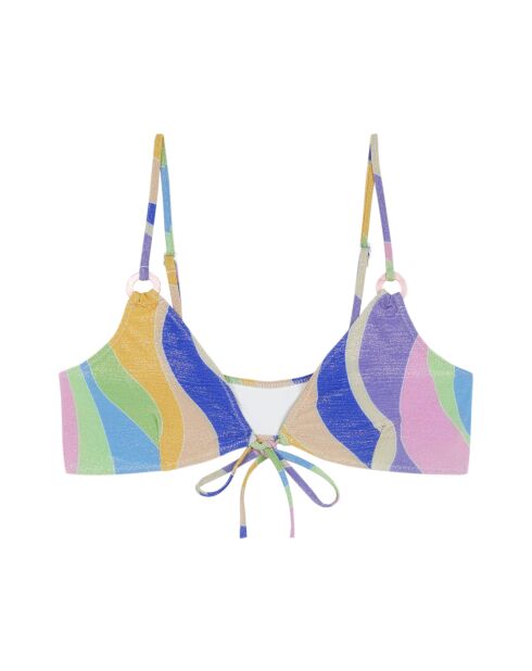 Lace Ocean Drive veelkleurige bikinitop