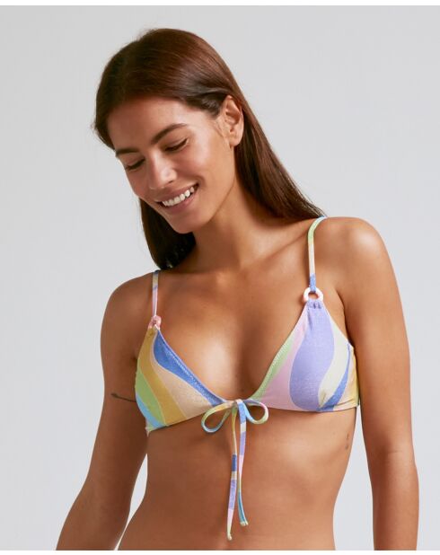 Lace Ocean Drive veelkleurige bikinitop