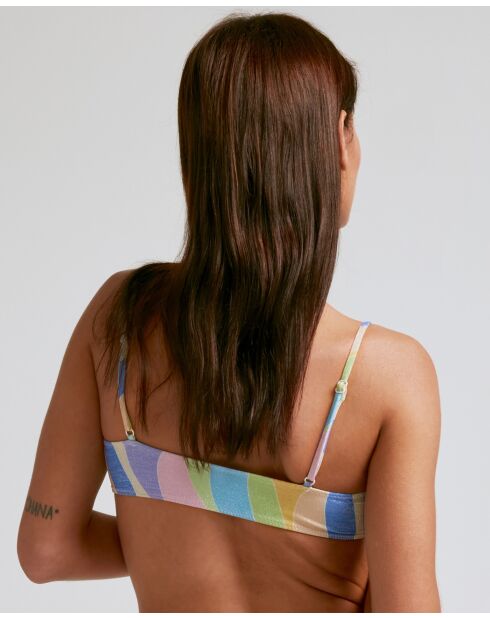 Lace Ocean Drive veelkleurige bikinitop