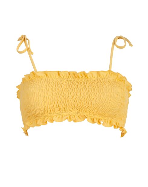Haut de bikini bandeau Limoncello jaune