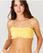 Haut de bikini bandeau Limoncello jaune