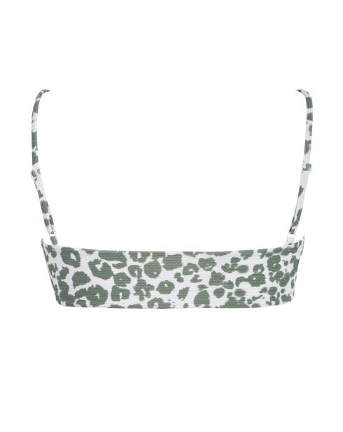 Top de bikini Khaki Soft Safari