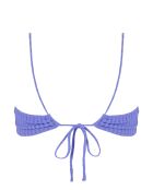 Top de bikini azul Vela Pacifico