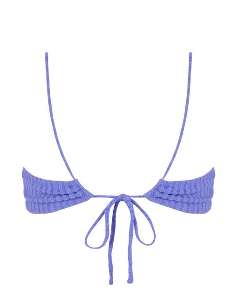 Top de bikini azul Vela Pacifico