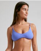 Top de bikini azul Vela Pacifico