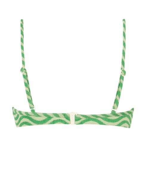 Grünes Balconette Samba-Bikinioberteil