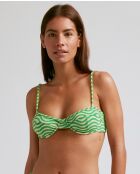 Grünes Balconette Samba-Bikinioberteil