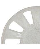 Weiße Bio-Schale mit Fliegenmuster -23 x 5 cm