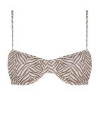 Arena bruine bikinitop met balkonnet